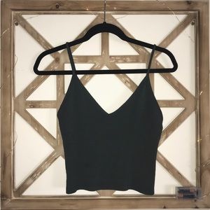 • dark green brandy melville tank • been worn •